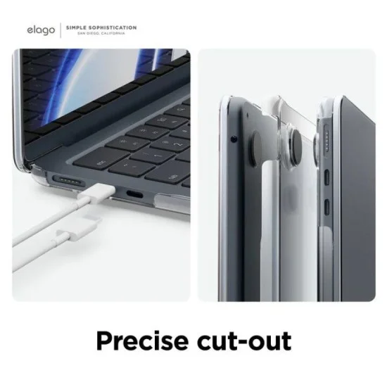 Elago Ultra Slim Hard Case For Macbook Air 13.6 Inch M2 - Clear